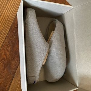 Rothy’s clogs in Dove